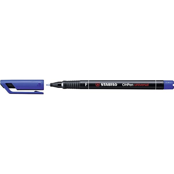 Feutre pour films OHPen universal  permanent  bleu x 10 STABILO