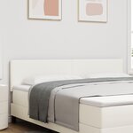 vidaXL Tête de lit Design Simple Crème 180 cm Tissu Corduroy