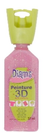 Peinture Diam's 3D 37 ml Glacé Framboise