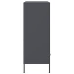 vidaXL Buffet haut anthracite 68x39x101 5 cm acier laminé à froid