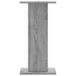 vidaXL Supports pour plantes 2 Pièces sonoma gris bois d'ingénierie