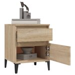 vidaXL Tables de chevet 2 Pièces Chêne sonoma 40x35x50 cm