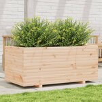 vidaXL Jardinière 110x60x49 5 cm bois de pin massif