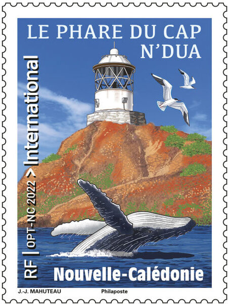 Timbre Nouvelle Calédonie - Le phare du Cap N'Dua