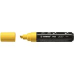 Marqueur pointe large FREE acrylic T800C jaune STABILO