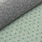vidaXL Gazon artificiel avec picots Dia.130 cm Gris Rond