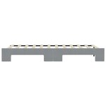 vidaXL Lit de jour avec lit gigogne gris clair 80x200 cm tissu