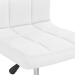 vidaXL Chaises à manger lot de 2 blanc similicuir