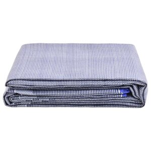 vidaXL Tapis de tente 600x250 cm Bleu