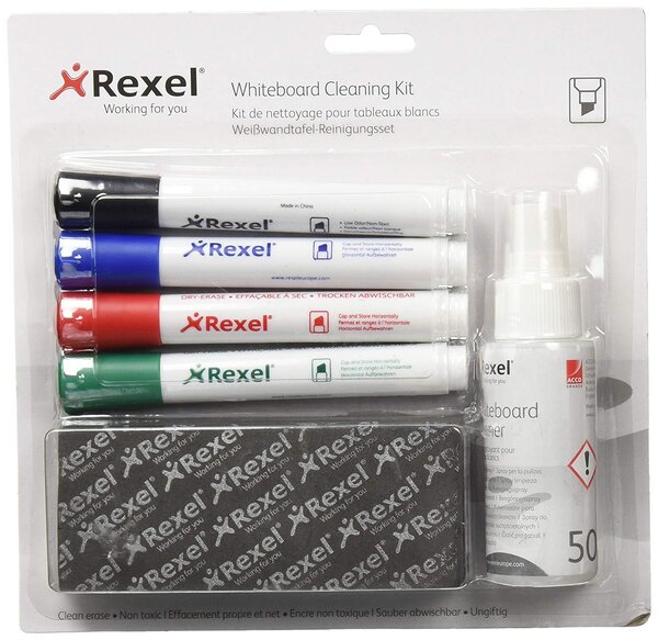 Kit de nettoyage Quartet pour tableaux blancs NOBO