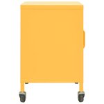 vidaXL Armoire de rangement Jaune moutarde 60x35x56 cm Acier