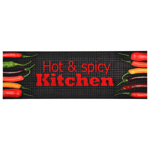 vidaXL Tapis de cuisine lavable Hot & Spicy 60x300 cm