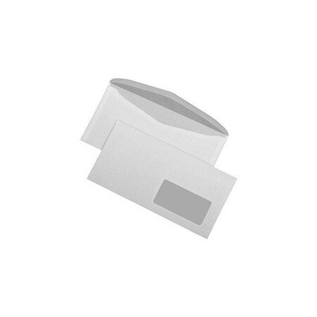 Pack de 1000 enveloppes c6/5 gommées  avec fenêtre à droite blanc mailmedia