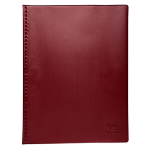 Porte-Vues PVC 60V VEGA Opaque Bordeaux EXACOMPTA