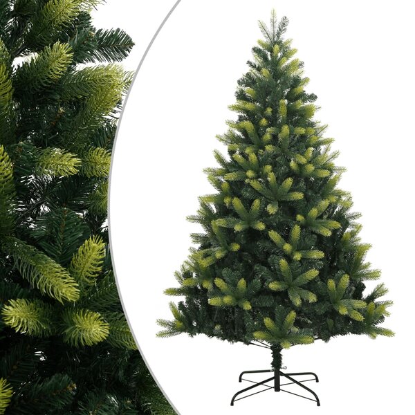 vidaXL Sapin de Noël artificiel à charnières avec support 240 cm