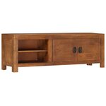 vidaXL Meuble TV 120x30x40 cm Bois massif de manguier