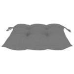 vidaXL Ensemble à manger d'extérieur pliable 5Pièces avec coussins Bambou