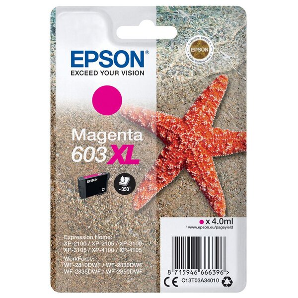 Epson cartouche d'encre singlepack 603xl ink - magenta