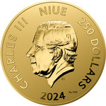 Pièce de monnaie en Or 250 Dollars g 31.1 (1 oz) Millésime 2024 Lithuanian Lunar Year DRAGON