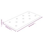 vidaXL Panneaux muraux 12 Pièces Gris 60x30 cm Similicuir 2 16 m²