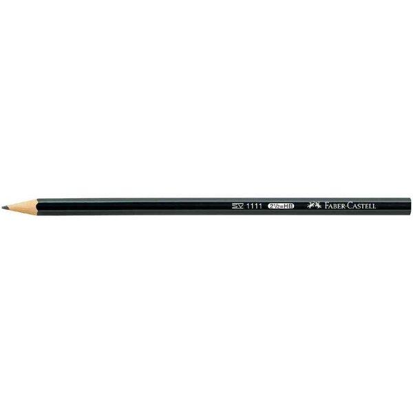 Crayon papier '1111' mine 2 mm 2b noir x 12 faber-castell