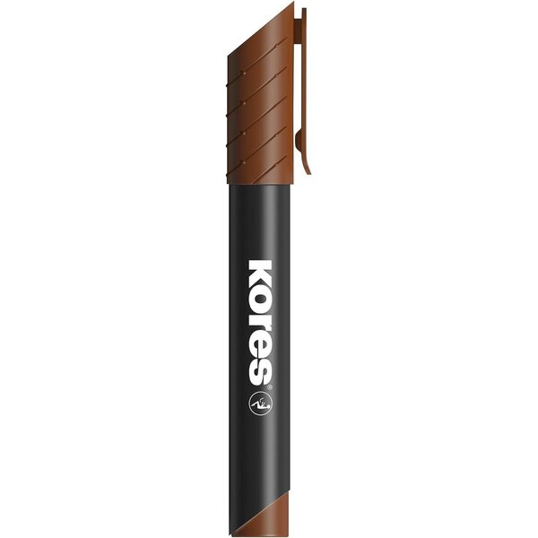 Marqueur Permanent K MARKER Pointe Ogive 3mm Marron KORES