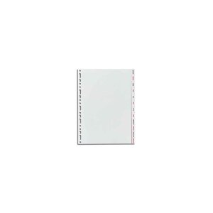 Intercalaires mensuels A4 en polypropylène, 12 divisions - Gris (sac 12 feuilles)