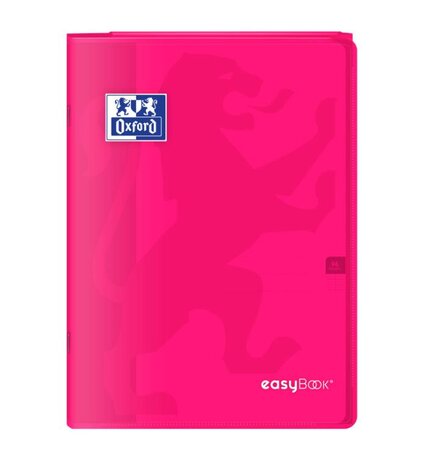 Cahier EASYBOOK Agrafé 21 x 29.7 cm 96 pages Séyès 90g Rose OXFORD