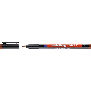 Feutre Permanent 141F Marron Pointe Fine 0 6 mm x 10 EDDING