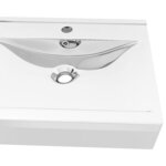 vidaXL Lavabo avec trop-plein 60x46x16 cm Céramique Argenté