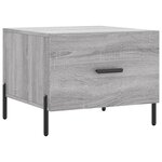 vidaXL Tables basses 2 Pièces sonoma gris 50x50x40 cm bois d'ingénierie