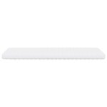 vidaXL Matelas en mousse blanc 100x200 cm 7 zones dureté 20 ILD