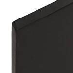 vidaXL Étagère murale marron foncé 60x60x2 cm bois chêne massif traité
