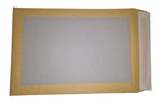 Lot de 10 pochettes dos carton (enveloppes) c4 229 x 324 kraft 120 gr