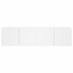 vidaXL Meubles TV muraux 2 Pièces blanc 80x30x41 cm