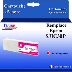 Cartouche compatible avec Epson ColorWorks TM C7500G C7500GE remplace Epson SJIC30P - Magenta - 294 3 ml