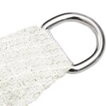 vidaXL Voile d'ombrage 160 g/m² Blanc 2 5x3 m PEHD