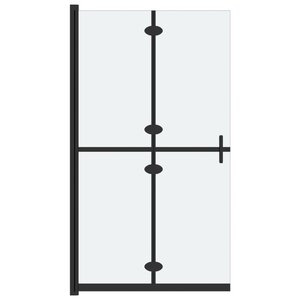 vidaXL Paroi de douche pliable Verre ESG dépoli 110x190 cm