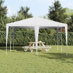 vidaXL Tente de Fête Blanche 4x4 m PE