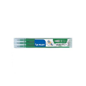 Set de 3 recharges pour roller frixion ball pointe moyenne (0 7mm). Encre vert x 12 pilot