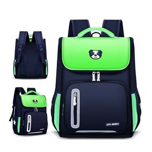 Sac à dos cartable enfants scolaire maternelle et primaire : léger  solide et confortable. Happy vert