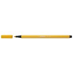 Stylo feutre dessin pen 68  jaune curry stabilo