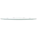 vidaXL Étagères d'angle 2 Pièces et supports Verre Transparent 45x45 cm
