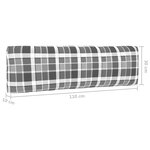 vidaXL Salon de jardin palette 4Pièces avec coussins pin imprégné de gris