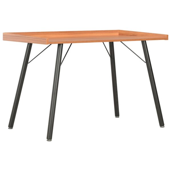 vidaXL Bureau Marron 90x50x79 cm