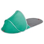 vidaXL Tente de plage vert d'eau escamotable imperméable
