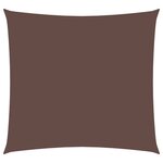 vidaXL Voile de parasol tissu oxford carré 4 5x4 5 m marron