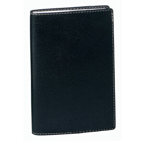 Agenda Affaires + Répert. Club noir ebene 10 x 15 cm Quovadis