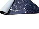 Tapis de salon MARBRE 120 x 180 cm - Noir