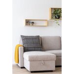 Coussin Nara marron 60 x 60 cm